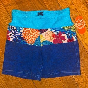 Wonder Nation Boys UPF 50+ Four-Way Stretch WN Swim Short With Rear Pocket Sz XS
